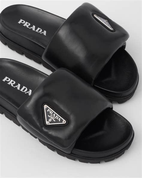 prada women'srubber slides|prada slides for women.